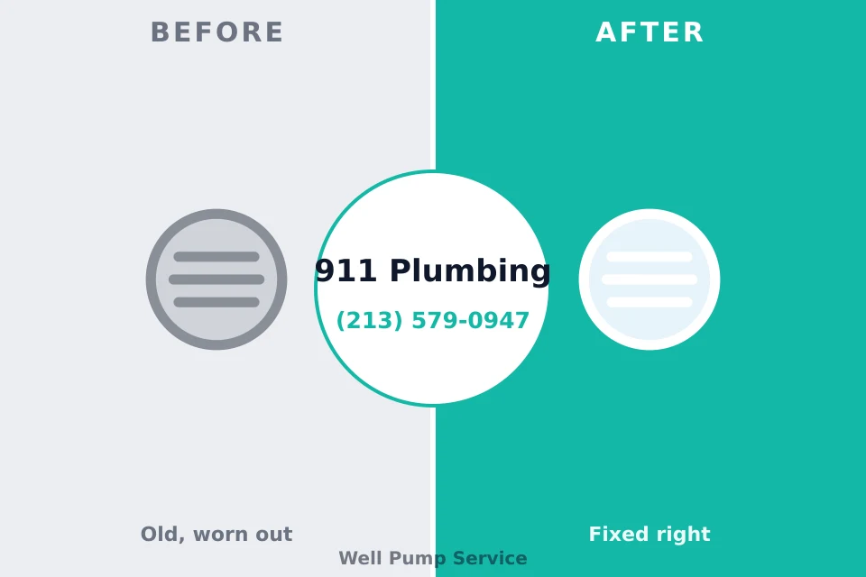 Before and after: plumbing repair Wadley, GA